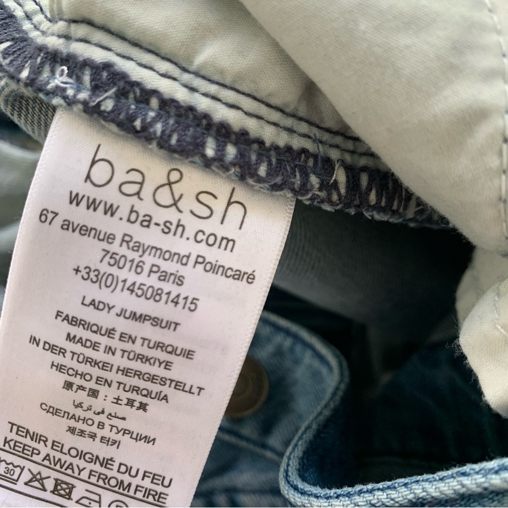 BA&SH FIGO JUMPSUIT DENIM - Picture 16 of 16